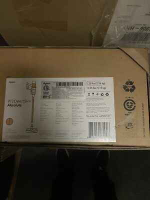 DYSON V12 DETECT SLIM ABSOLUTE CORDLESS  VACUUM CLEANER-GOLD  (SV46) - NEW