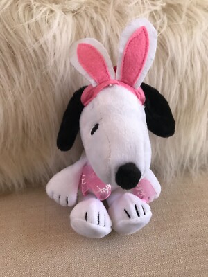 Snoopy The Easter Beagle Plush with Bunny Ears ''Happy Easter''