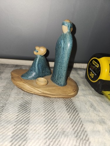 ナバホ族　Navajo pottery jack black 陶器　オブジェ Jack Black Navajo Pottery Signed Storyteller Mother with