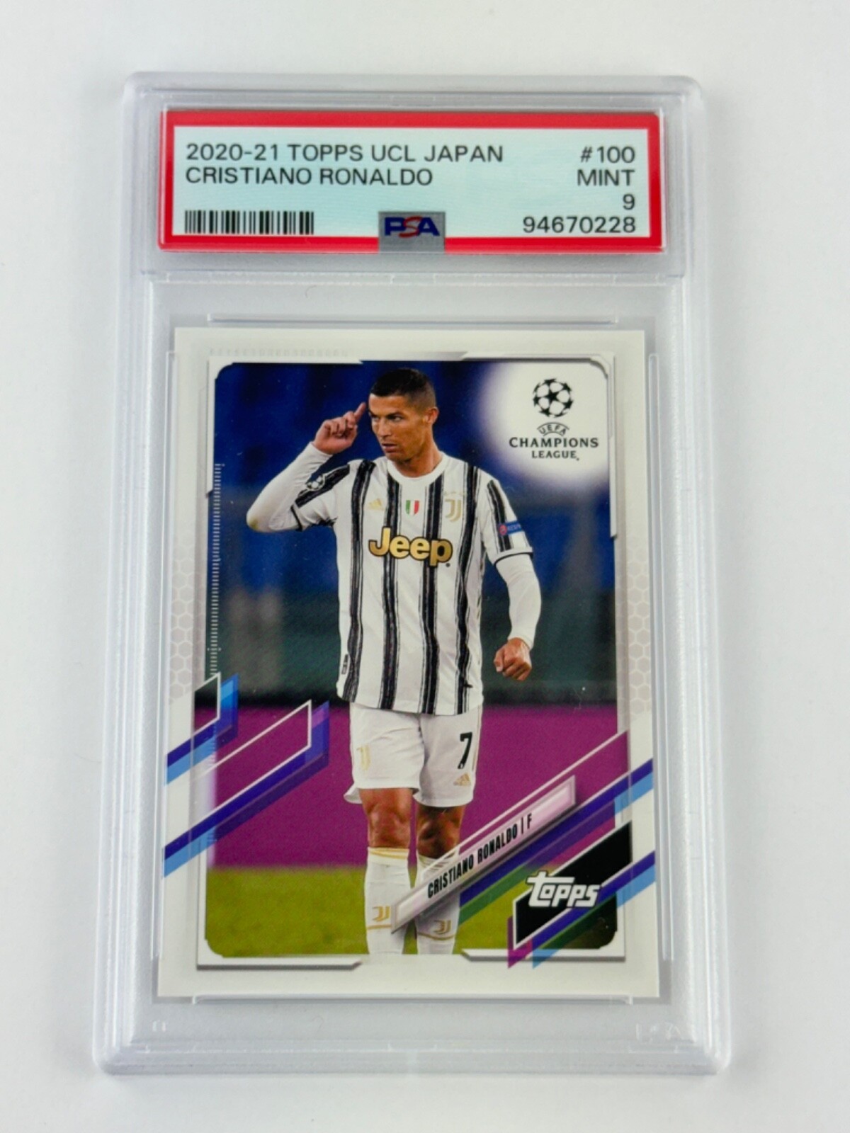 【希望者のみラッピング無料】 Topps 2020-21 UCL 9 PSA #100 Ronaldo Cristiano Edition Japan その他