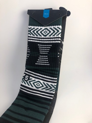 MENS STANCE CREW HEIGHT Michigan State University  CASUAL SOCKS SIZE Med 6-8.5
