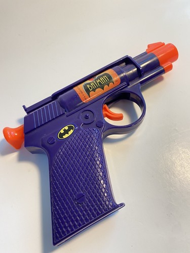 Vintag 1993 Original Batman Kenner joker purple Gun Pistol B