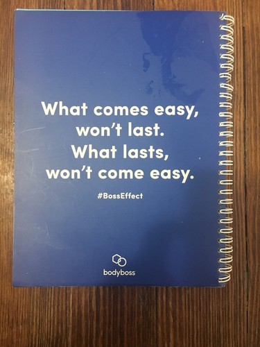 Bodyboss Ultimate Body 12 Week Fitness Guide Spiral Bound Book New