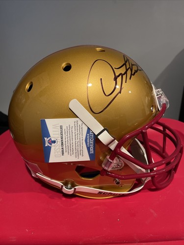 DOUG FLUTIE SIGNED AUTOGRAPHED BOSTON COLLEGE FULL SIZE HELMET BECKETT