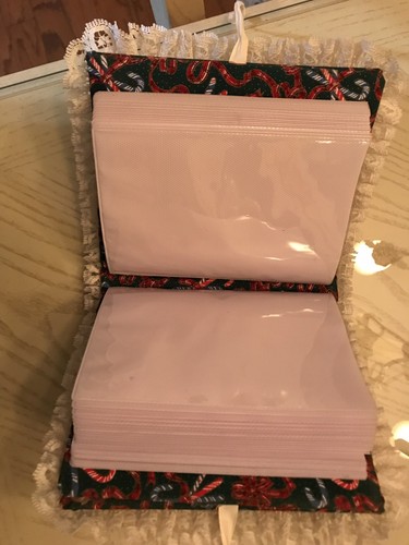 Adorable Handmade Christmas Photo Album/Brag Book-Holds 96 Photos-up to 4x6