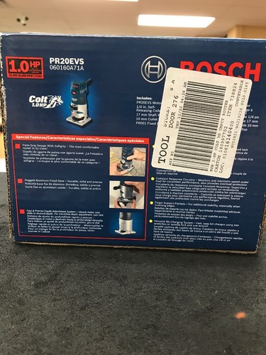 Bosch PR20EVSK Colt Palm Grip Router NEW IN BOX