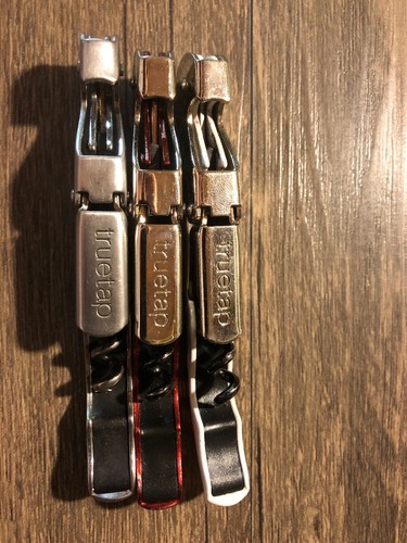 Lot Of 3 Waiters Corkscrews Truetap  Sommelier Tools Wine Openers