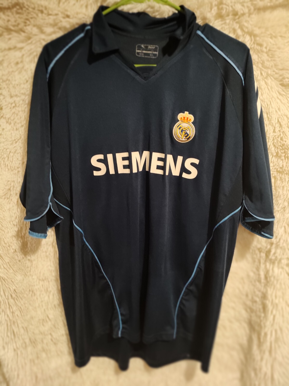 Real Madrid adidas シャツ SIEMENS mobile Real Madrid Siemens adidas shirt jersey black size uk 32/34