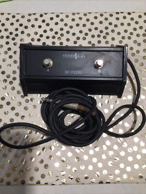 Signal Flex Dual Guitar Effects Foot Switch Model SF-FS202 w/ Cord