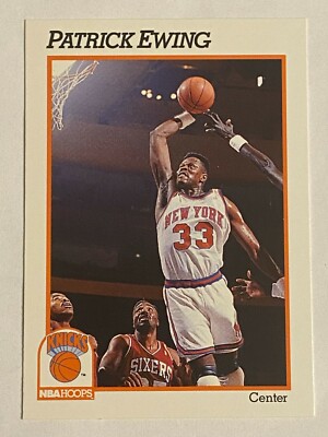 1991 NBA Hoops #140 Patrick Ewing New York Knicks
