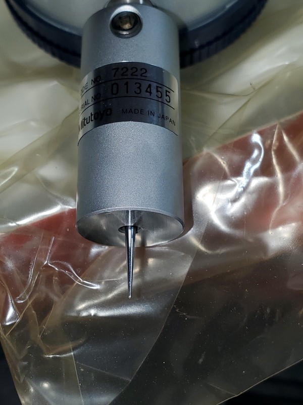 Mitutoyo Needle Point Metric Dial Depth Gage Gauge 010mm 0.01mm 16mm Round Base 4946368193045