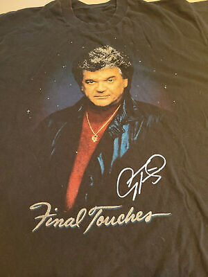 Vintage Final Touches Conway Twitty Shirt Short Sleeve Black Unisex S-5XL