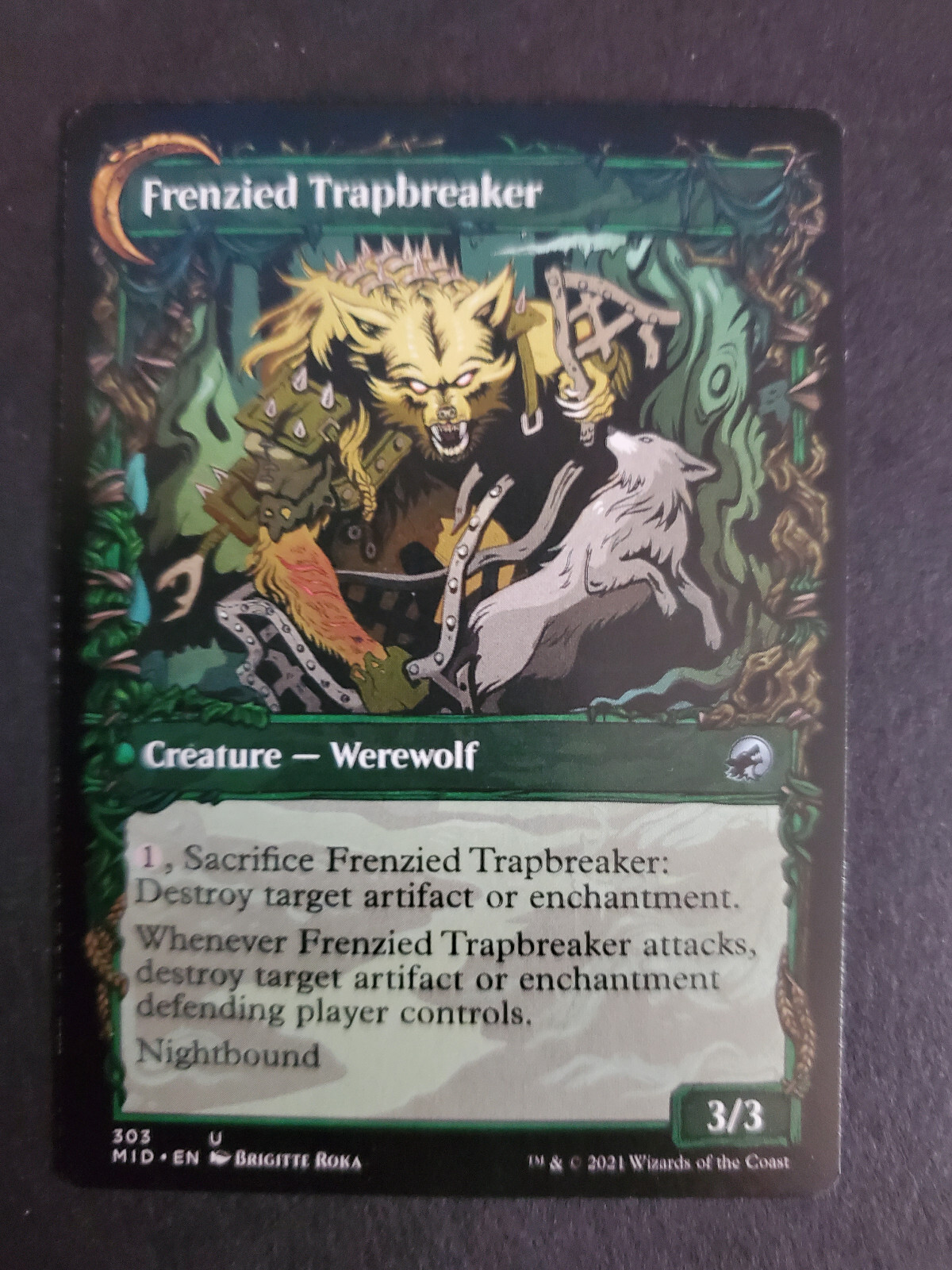 1x Outland Liberator Frenzied Trapbreaker MTG Innistrad: Midnight