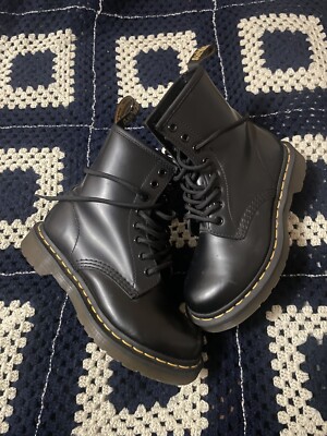 Doc Martin Air Wair Bouncing Soles Traditional Women's Sz 5 L Black Boot 1460W