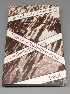 Vom Gesellschaftsvertrag - Jean-Jacques Rousseau - gebunden