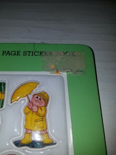 Vintage Cabbage Patch Kids Sticker Baby Book. New/ Sealed from 1983