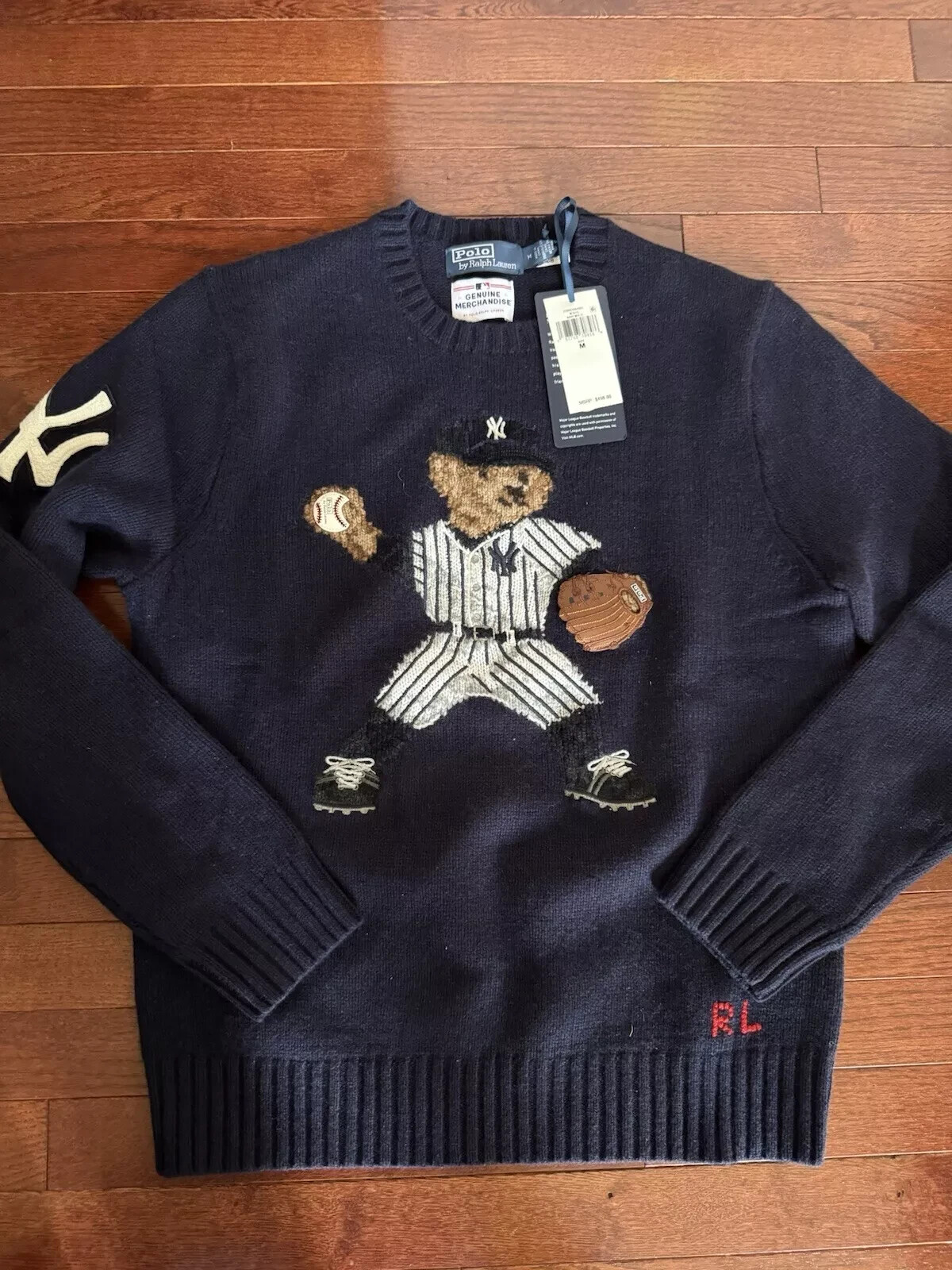 Ralph Lauren ポロベア トレーナー ヤンキース　130 Polo Ralph Lauren Yankees Bear Sweater