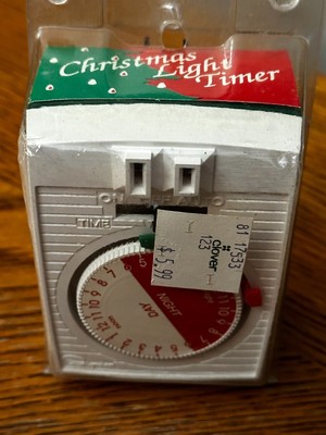 Christmas Light Timer VTG NOS Tree Toastmaster Inc NIP