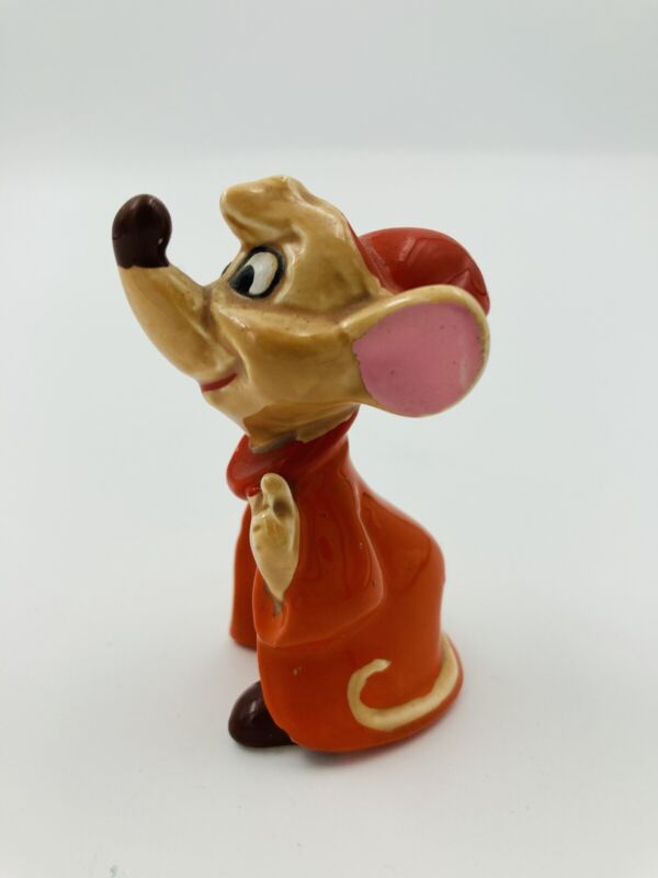 Vintage Walt Disney Productions Porcelain Figurine Japan Jaq Mouse Cinderella