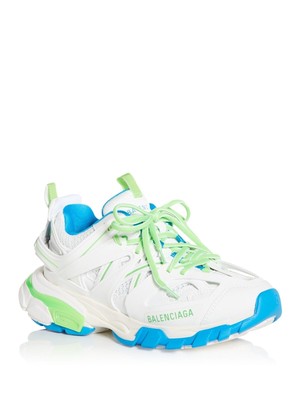 

BALENCIAGA Женские белые кроссовки Comfort Logo Track Round Toe на шнуровке Спортивные кроссовки, Белый, 542436W3AC4