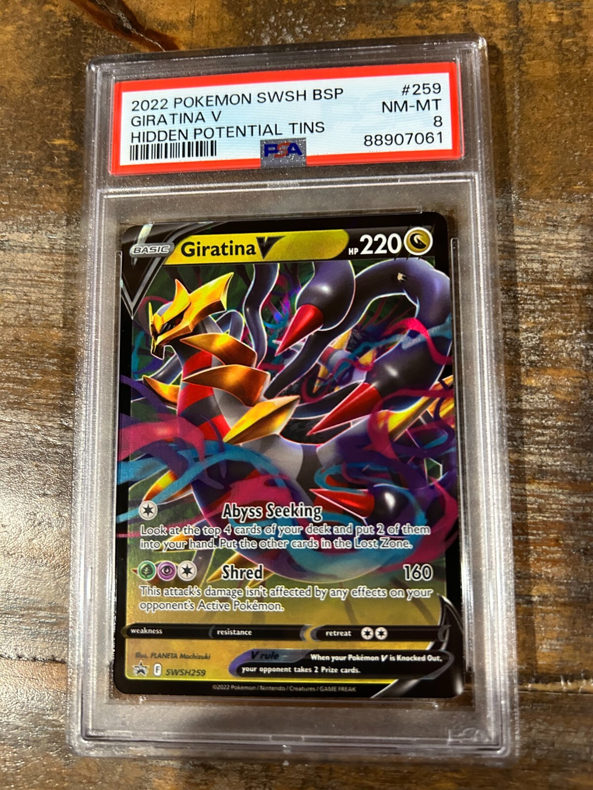 Giratina V SR SA psa10 ＋GradedGuard Pokemon card PSA 10 Giratina V 111/100 SR sa Special art