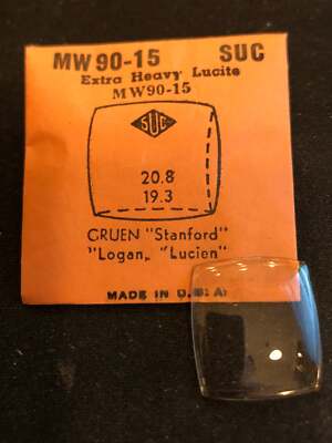 SUC Fancy Lucite Crystal MW 90-15 for GRUEN Stanford, Logan, Lucien - 20.8 x 19.