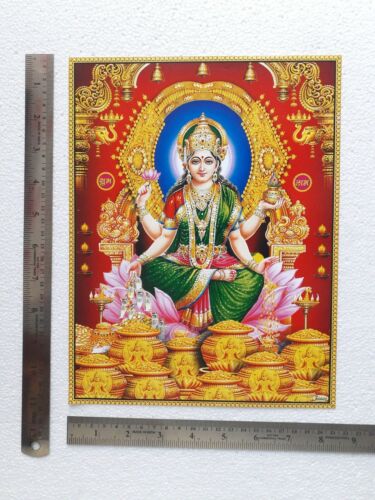 Lakshmi Maa Laxmi Mata Poster 8x11 Inch Normal Paper