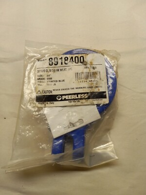 Peerless 8918400 Clevis SLG HK, G100, 3/8'' Blue Steel Alloy Latch Hook, Rigging