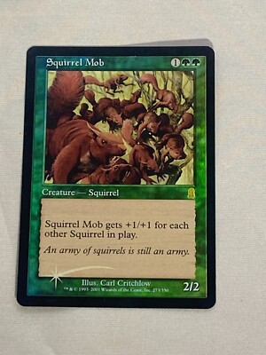 MTG FOIL Squirrel Mob Odyssey Magic the Gathering