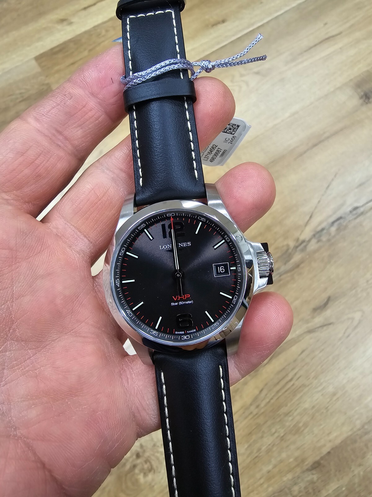 Pre-owned Longines Conquest 41 Mm Quartz Mens Watch L3.716.4.56.2 - With Tag