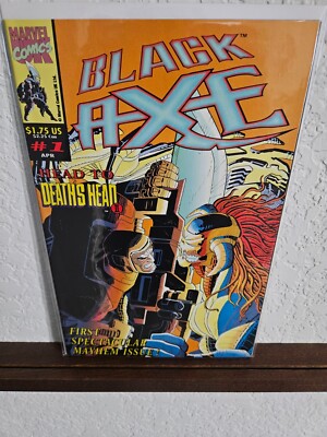 Black Axe #1 (Marvel Comics 1993) 1st App of Black Axe
