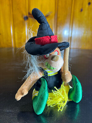 Meanies Grisly Grizzlies Halloween '99 BEARWITCHED  Bear Witch Plush