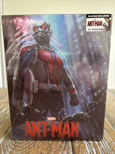 Ant-Man Blufans Lenticular Blu-Ray Steelbook New Sealed Mint Copy Ant-Man Blufans Lenticular Blu-Ray Steelbook New Sealed Mint Copy