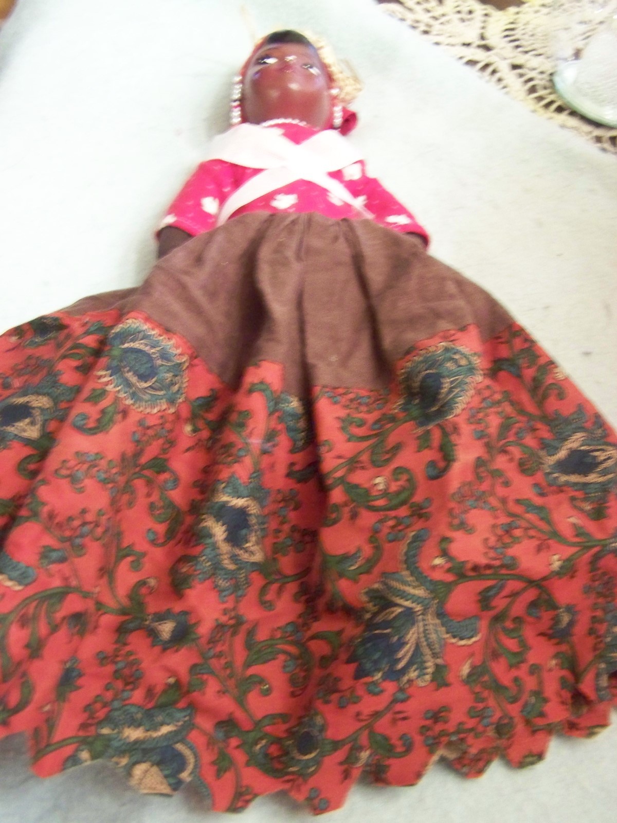 vintage aunt jemima doll approx 12 inches