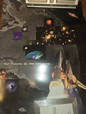 Space Flight Awareness Poster 18 x 24 Vintage Our Future Is Universe Boeing