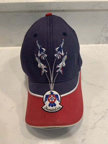 Flightline America USAF Thunderbirds Women\'s Flight Cap Thunderbirds Navy Red Diamond Solo Embroidered Cap  main image 3