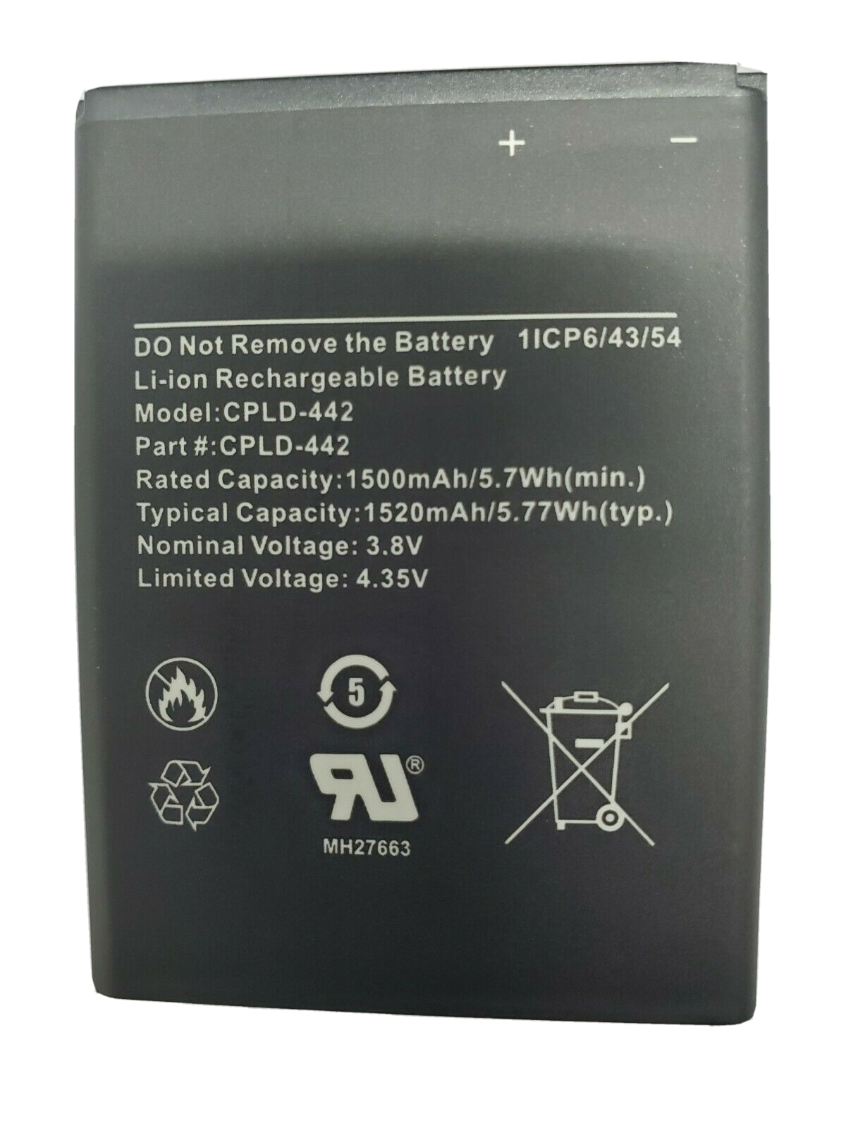NEW Battery For Coolpad Belleza CP3321AT Battery CPLD-442 Assurance, Boost, T-Mo