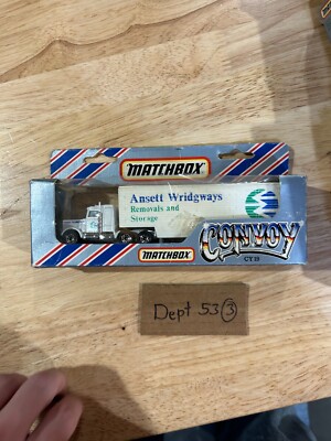 Matchbox Convoy CY-19 Ansett Wridgways Removal and Storage BIg Rig Hauler NIce