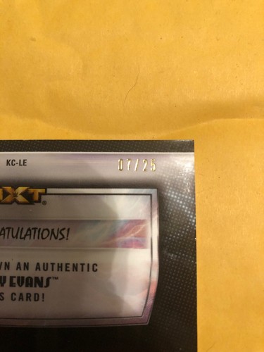 Lacey Evans 2019 Topps WWE Road to Wrestlemania Kiss Card 07/25