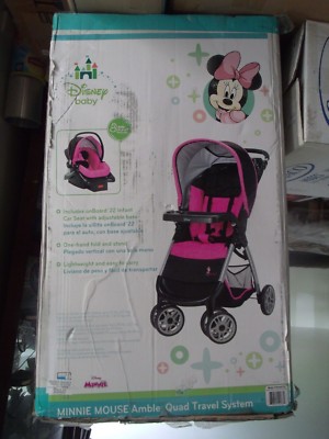 minnie mouse car seat stroller combo