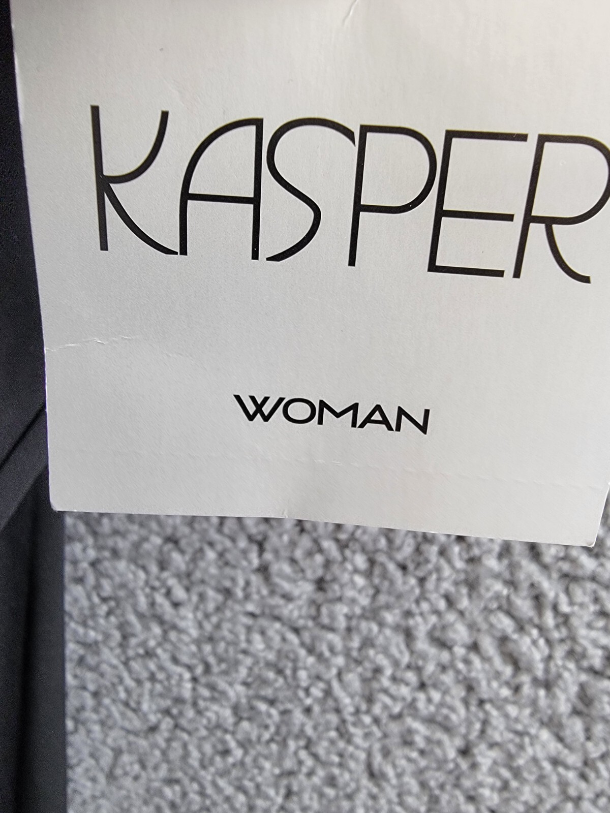 Kasper Plus Size Pull On Knit Midi Skirt Women's 1X Black Solid Elastic Waist - Picture 14 of 15