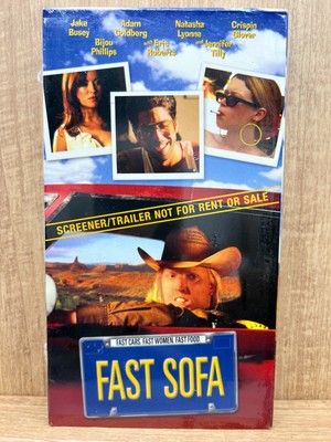 Fast Sofa American road-trip comedy film VHS Screener Promo Edition