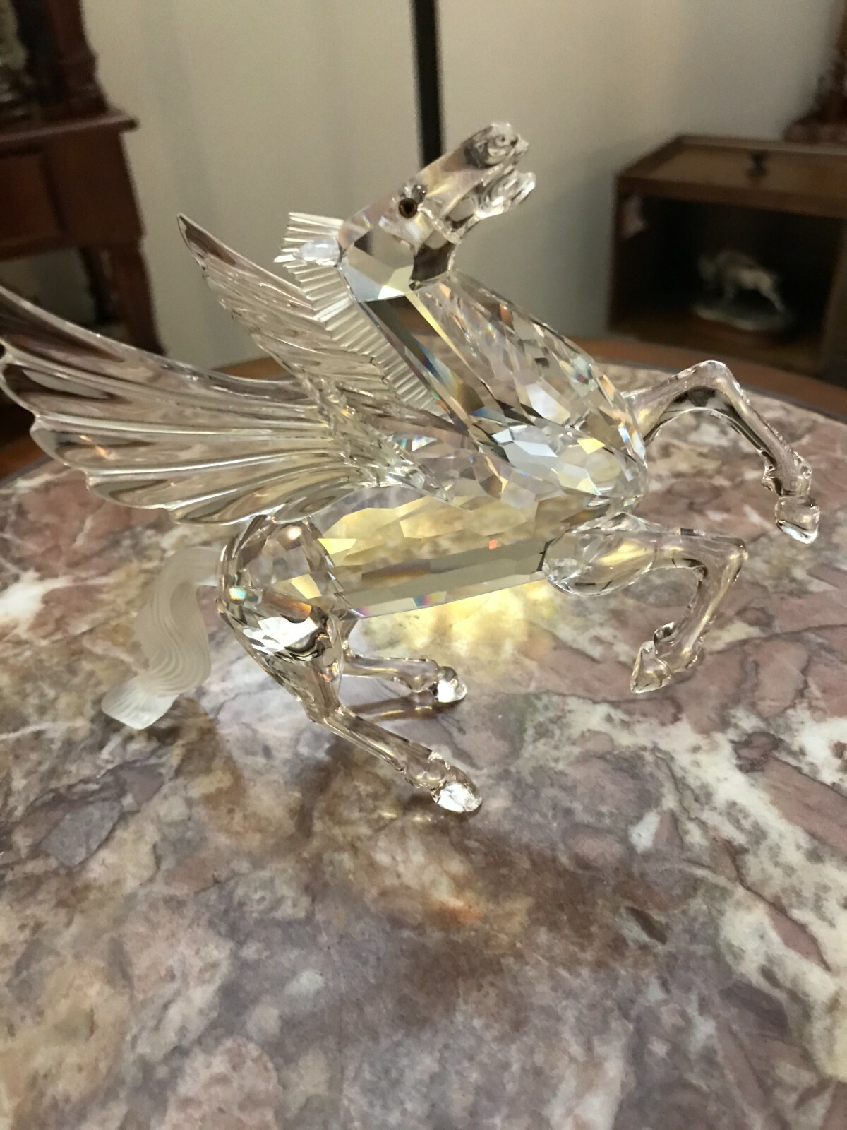 Stunning Vintage Limited Edition Pegasus Swarovski Crystal