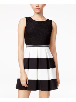 БЕЗМОЛВНОЕ женское черное короткое вечернее платье без рукавов + расклешенное платье XXS