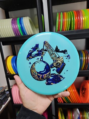 Infinite C-Blend Raze Blue 173-5g #4 Glow Approach Putter Disc golf