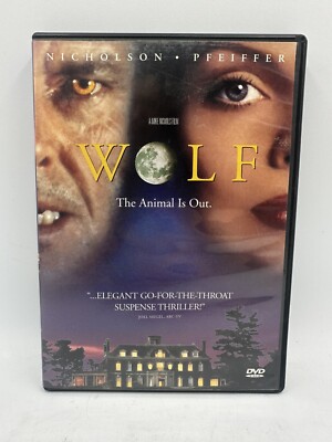 Wolf (DVD 1994) Jack Nicholson Michelle Pfeiffer Romance Comedy Horror Werewolf
