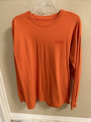 Authentic Circles by Mac Miller Take A Little Time Orange Long Sleeve Shirt