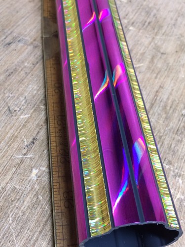 Purple And Gold Trophy Column 24”