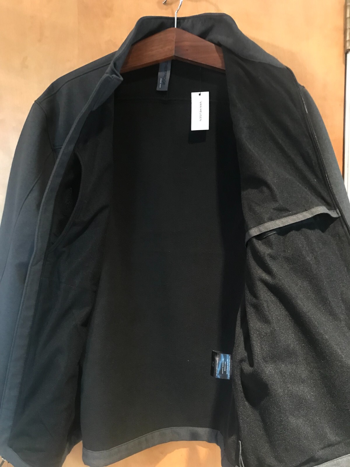 Men's Van Heusen 'Weatherproof' full-zip wind-resistant soft shell jacket, large