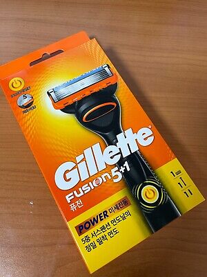[Gillette] Fusion Power Razor - 1 Handle + 1 Cartridge(Blade) + 1 AAA battery